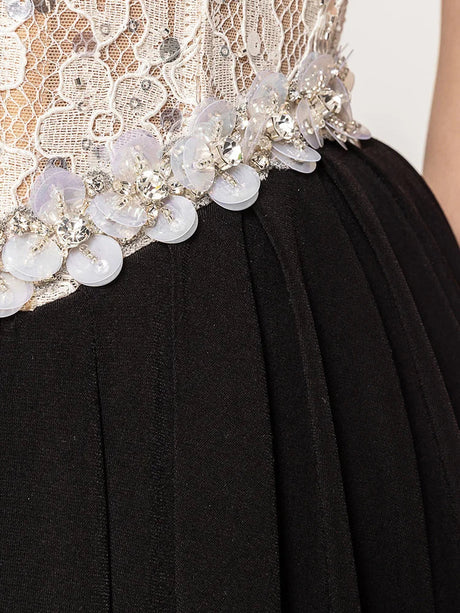 Aurohaya Corinne Strapless Evening Maxi Dress