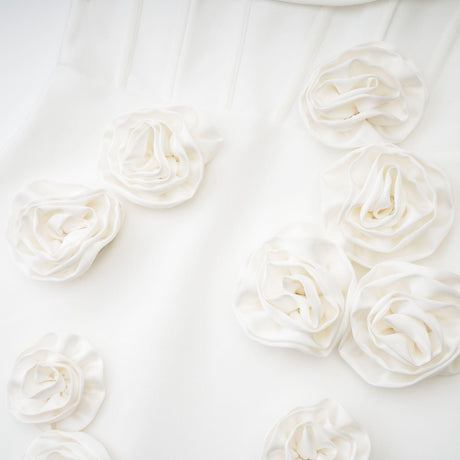 Aurohaya Geneviève off-shoulder floral dress