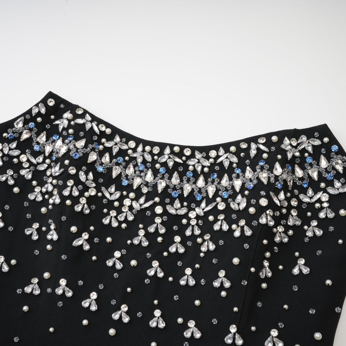 Aurohaya Melisande black embellished maxi dress