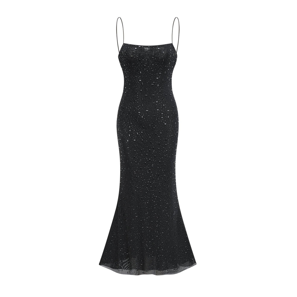 Aurohaya Axelle sequin-embellished dress Black