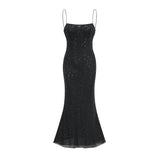 Axelle sequin-embellished dress