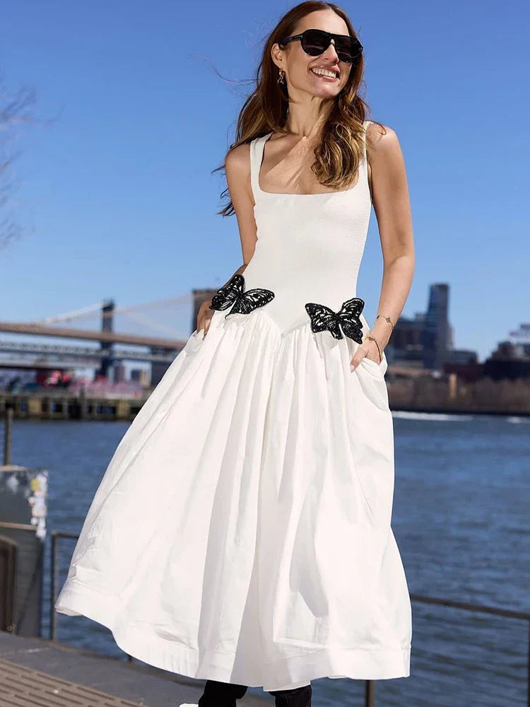 Aurohaya Solaria Sleeveless Maxi Dress