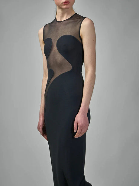 Aurohaya Louise Halter Maxi Dress