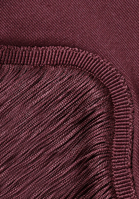Tassel Detail Maxi Dress Burgundy