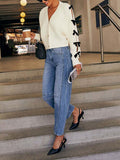 Sweet Bow Embellished Cardigan Sweater