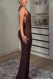 Glittering Temperament Strap Dress