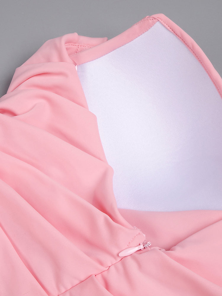 Aurohaya Rosalie One Shoulder Maxi Dress