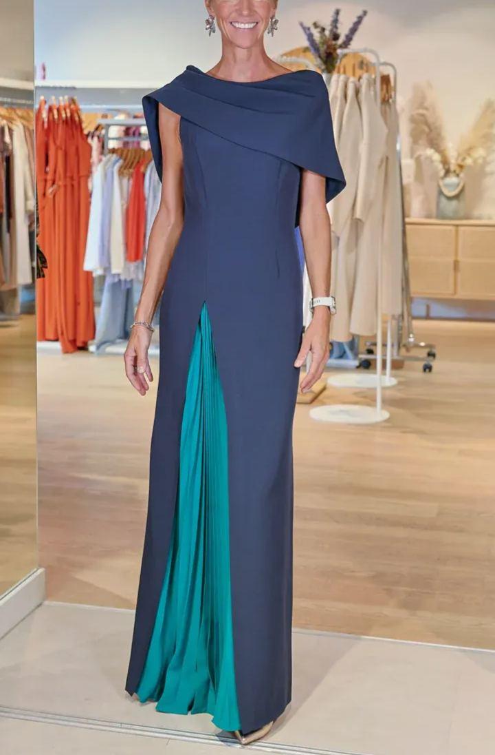 Aurohaya Midnight Bloom Dress Green