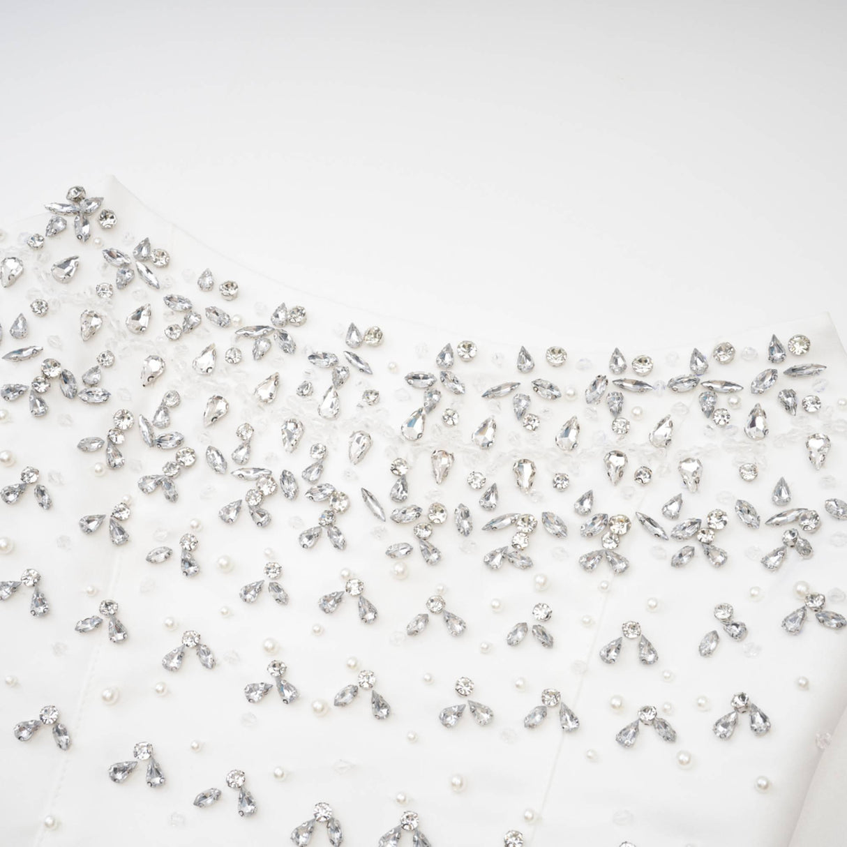 Aurohaya Melisande black embellished mini dress