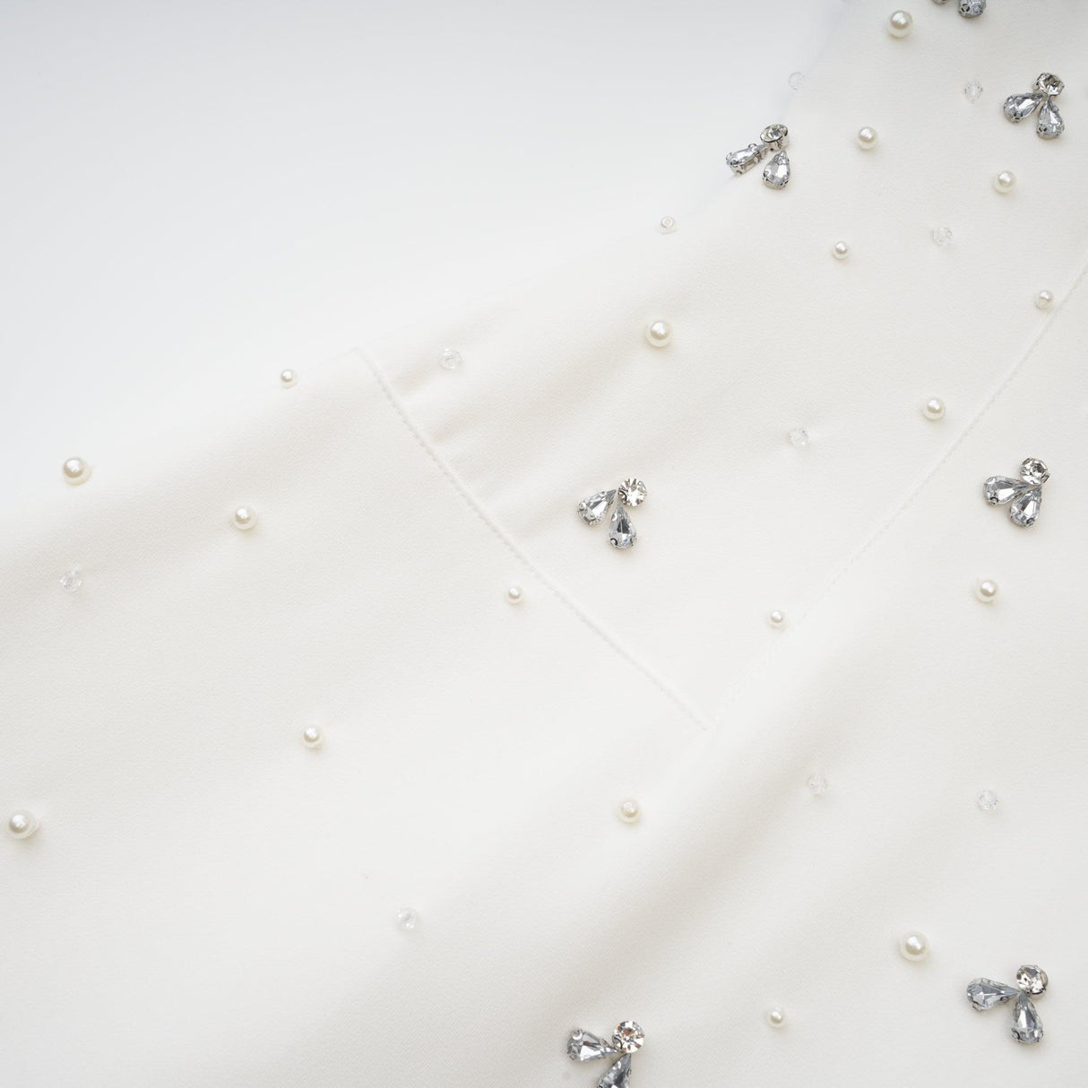 Aurohaya Melisande black embellished midi dress