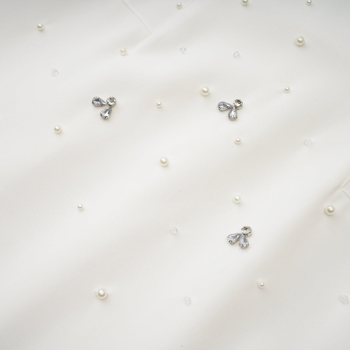 Aurohaya Melisande black embellished midi dress