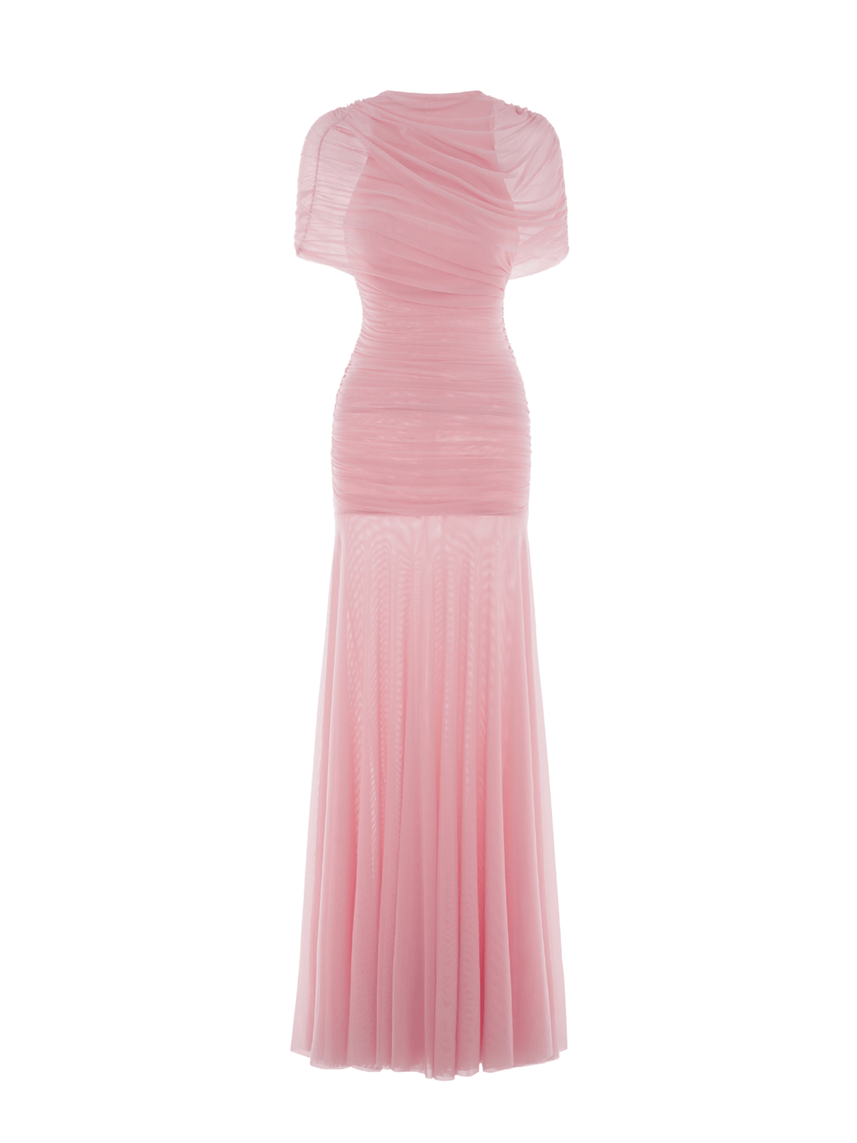 Aurohaya Mado One Shoulder Ruched Maxi Dress