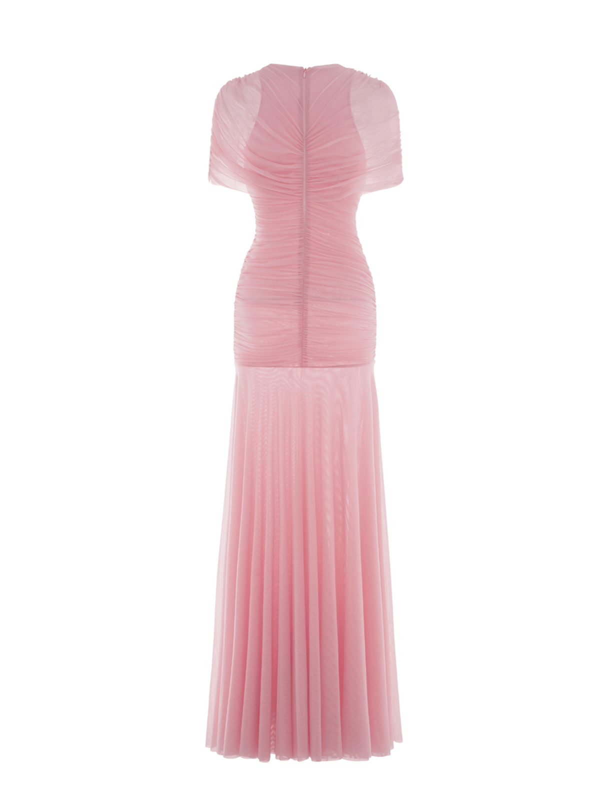 Aurohaya Mado One Shoulder Ruched Maxi Dress