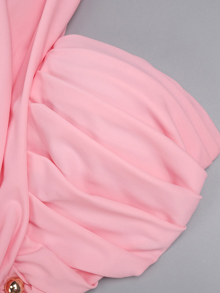 Aurohaya Rosalie One Shoulder Maxi Dress