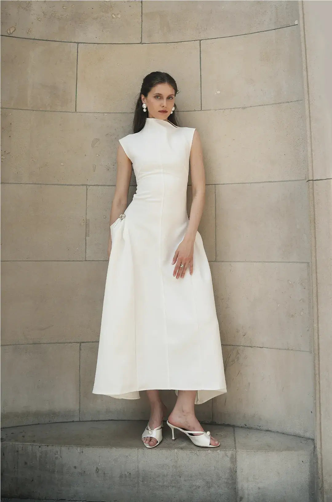 Aurohaya Signature Minimalist Maxi Dress