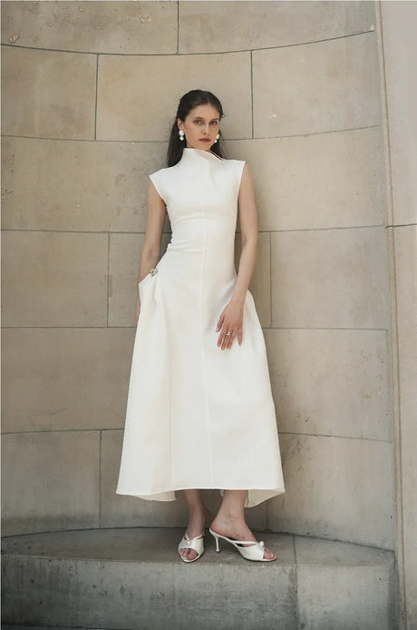 Aurohaya Signature Minimalist Maxi Dress