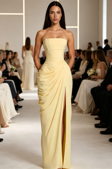Modern Minimalism: Simplified Elegance in Wedding Guest Dresses