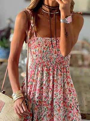 Aurohaya Bohemian Printed Slip Dress