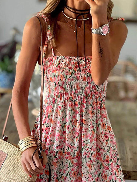 Aurohaya Bohemian Printed Slip Dress