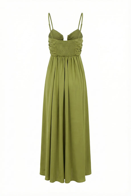 Camélia Spaghetti Strap Maxi Dress