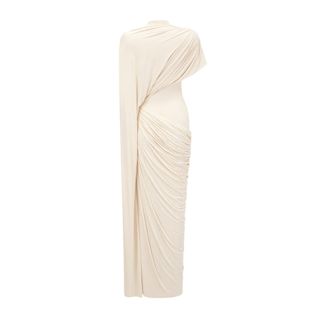 Aurohaya Fenella Asymmetrical Draped Cape & Dress Matching Set