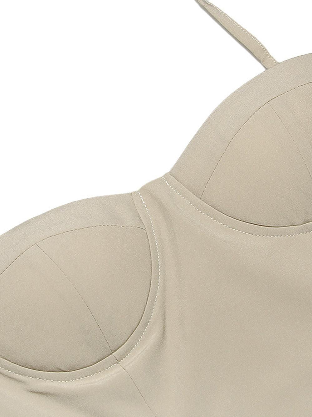 Aurohaya Sexy Sling Midi Dress