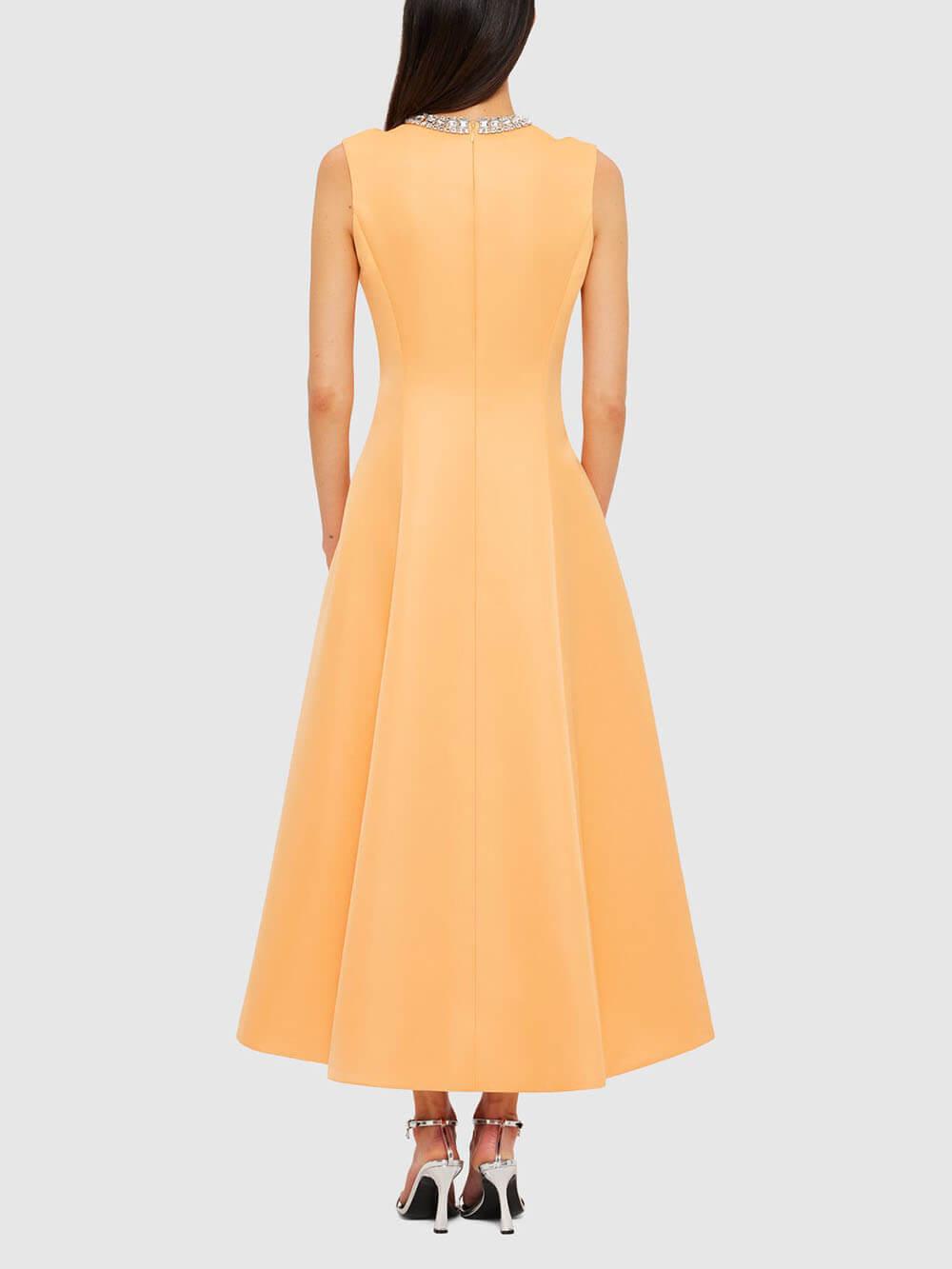 Aurohaya Sophisticated Sequin Embellished Maxi Dress