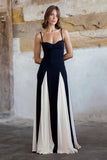 Elegance Panelled Tulle A-line Slip Maxi Dress