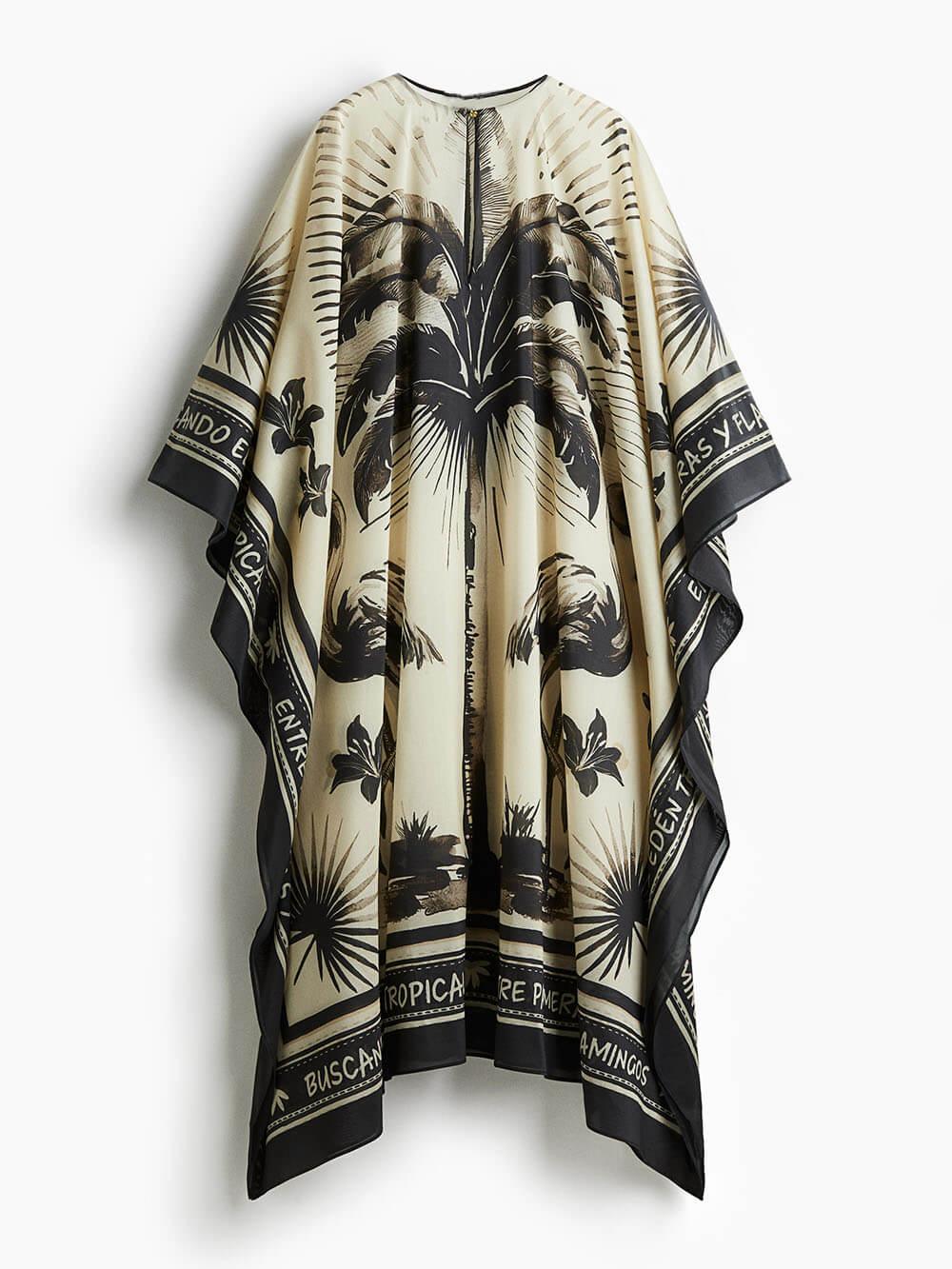 Aurohaya Casual Slit Oversized Silhouette Dress