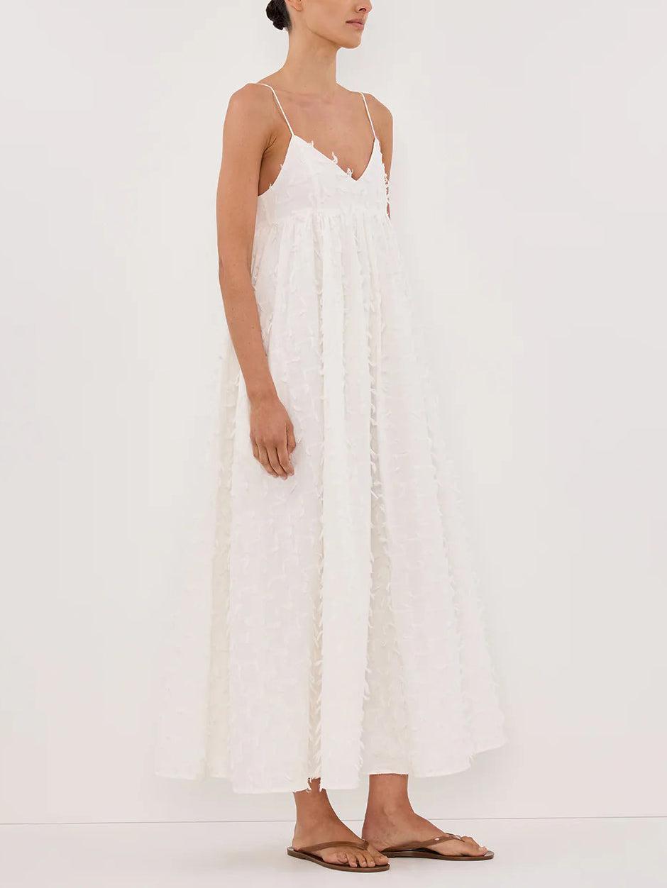 Aurohaya Elegant V-neck Exquisite Small Tassel Midi Dress