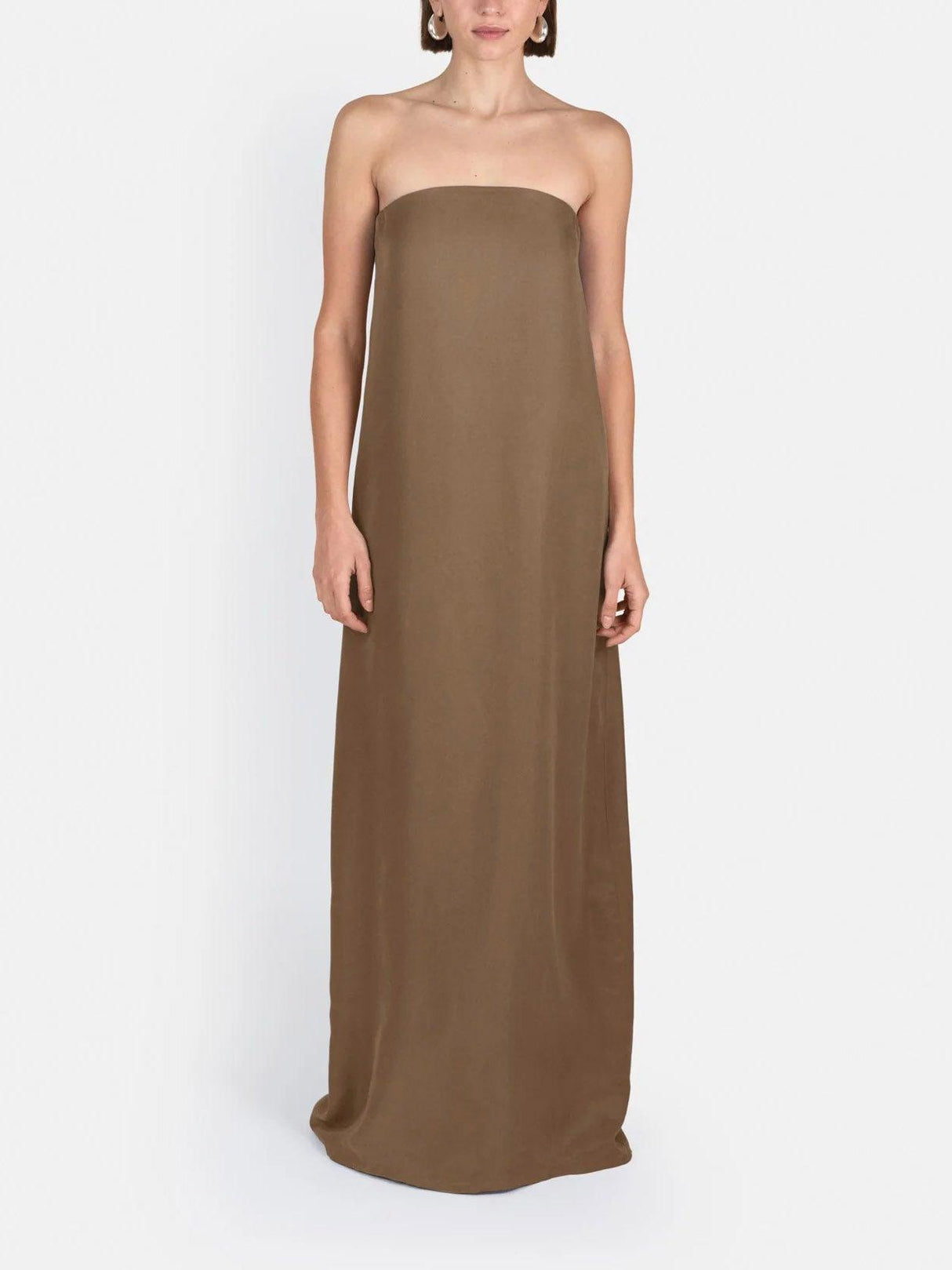 Aurohaya Elegant Irregular Cape Flowing Maxi Dress