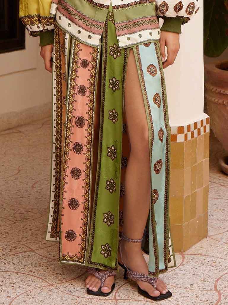 Exquisite Bohemian Print Jacket