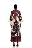 Elegance Ease Stunning Grenadilla Print Maxi Dress