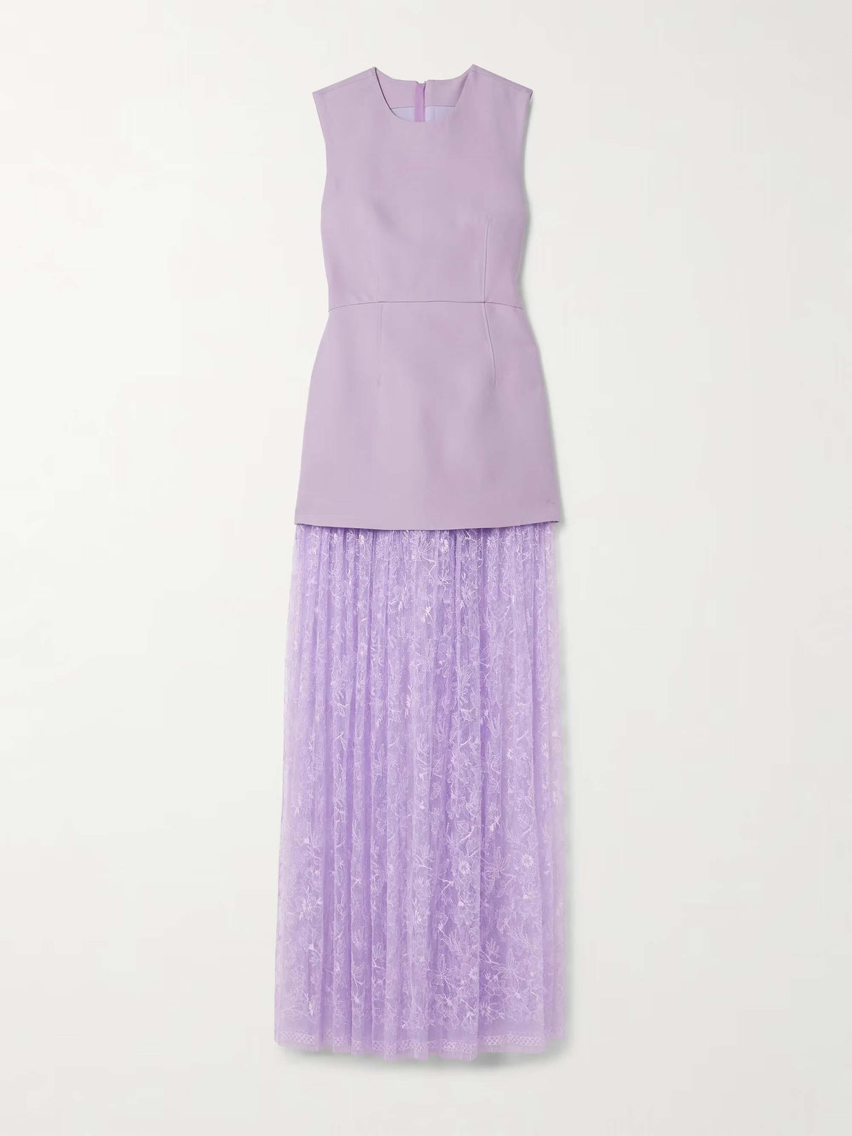 Aurohaya Elegant Corseted Waist Lace Maxi Dress