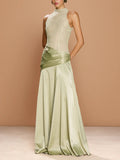 Elegant Lace Sheath Maxi Dress