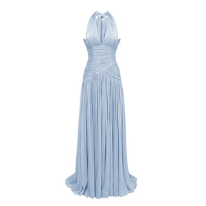 Aurohaya Verdelune Gathered Maxi Dress