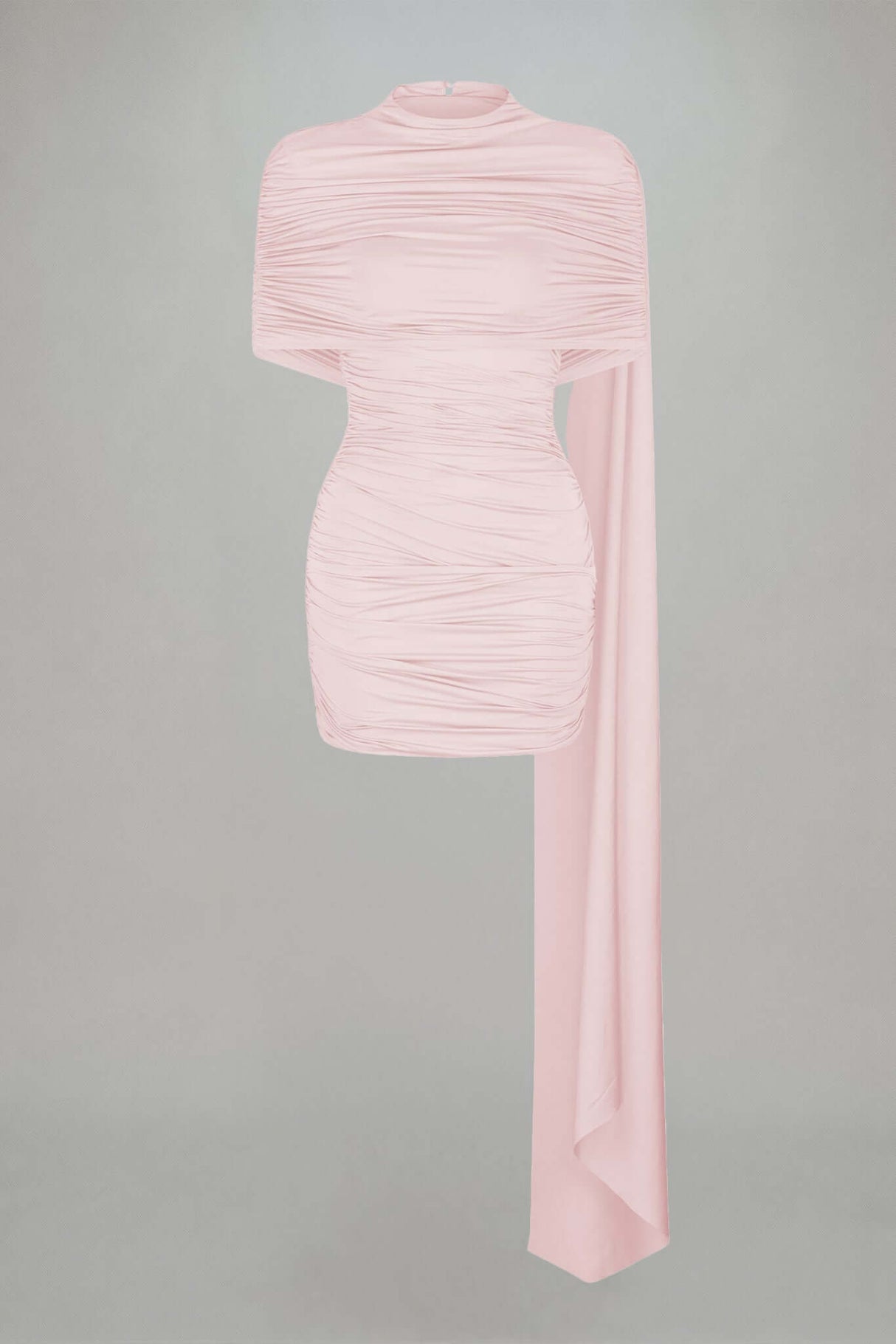 Aurohaya Panorama Ruched Draped Mini Dress