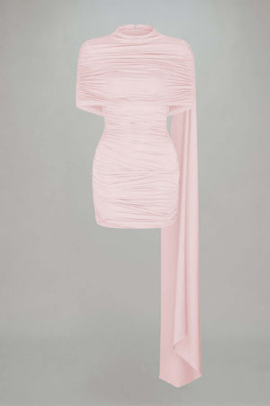Aurohaya Panorama Ruched Draped Mini Dress