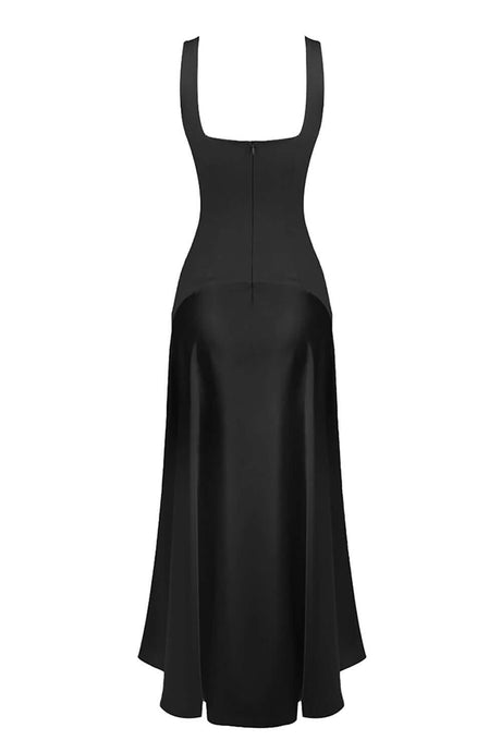 Aurohaya Zizanie Square Neck Sleeveless Maxi Dress