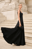 Zizanie Square Neck Sleeveless Maxi Dress