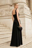 Zizanie Square Neck Sleeveless Maxi Dress