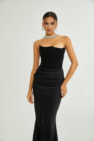 Aurohaya Aurore Off-Shoulder Maxi Dress