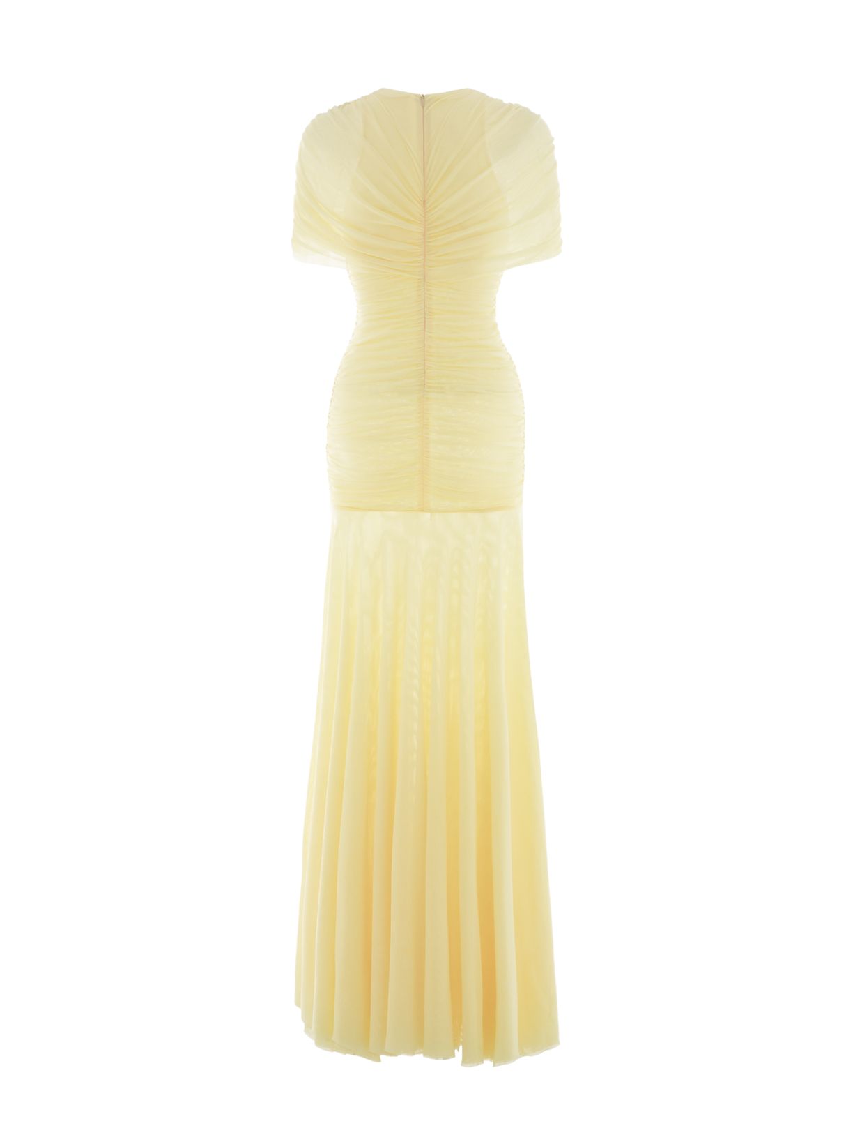 Aurohaya Mado One Shoulder Ruched Maxi Dress