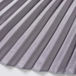 Aurohaya Satiné Purple Fully-pleated Maxi Dress