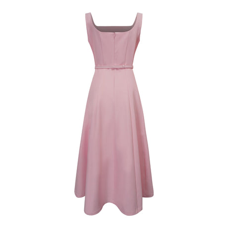 Aurohaya Valéria Pink Crystal Embellished Jacket & Dress Set