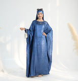 Satin Batwing Long Sleeve with Hijab