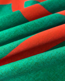 Abstract Print Turn-down Collar Tied Detail Ruched Dress Casual Wrap Front Vacation Dress