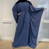 Feather Batwing Sleeves Abayas