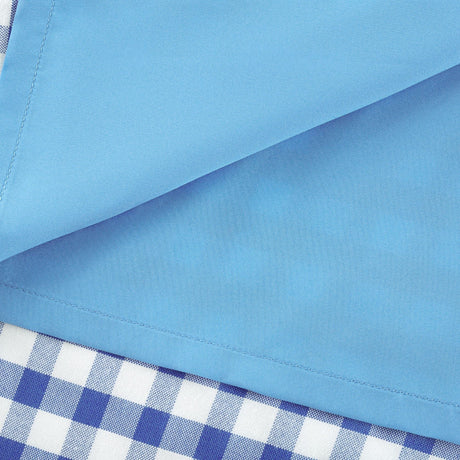 Aurohaya Diane blue gingham midi dress