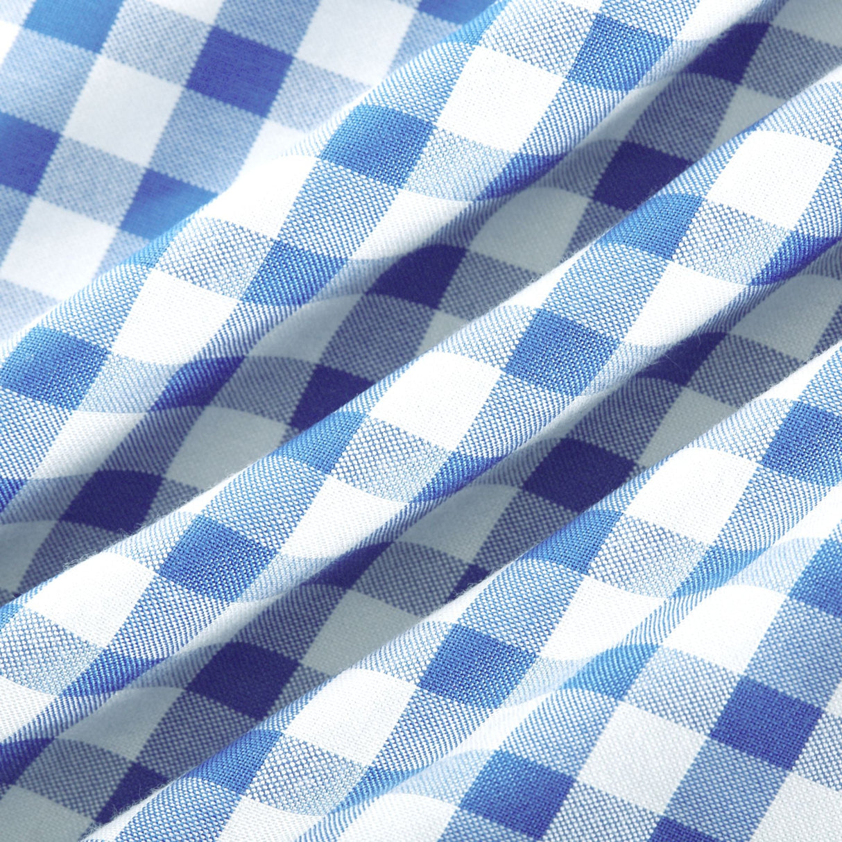 Aurohaya Diane blue gingham midi dress
